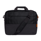 Geanta laptop Trust Lisboa, pentru laptopuri cu diagonala pana in 16",2 compartimente, material POM, RPET Polyester, RPET, volum 2.1 L, negru
