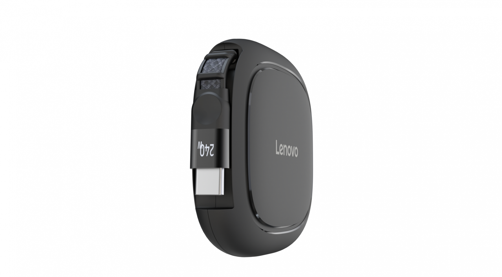 Cablu Lenovo 240W USB-C Retractable; Greutate: 0.07kg; Dimensiuni: 120 mm x 100 mm x 30 mm; Culoare: Negru; Garantie: 1 an