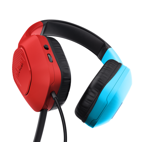 Casti cu fir GXT 416S Zirox Nintendo Switch, cu microfon, interfata 3.5mm, frecventa raspuns 20 Hz - 20.000 Hz, sensibilitate 90 dB, multicolor