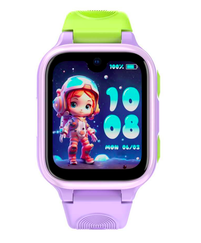 LAGENIO pentru copii K9 , Premium 4G cu Functie Telefon & AI, Slim, Localizare GPS, Control Parental, Buton SOS, Mov