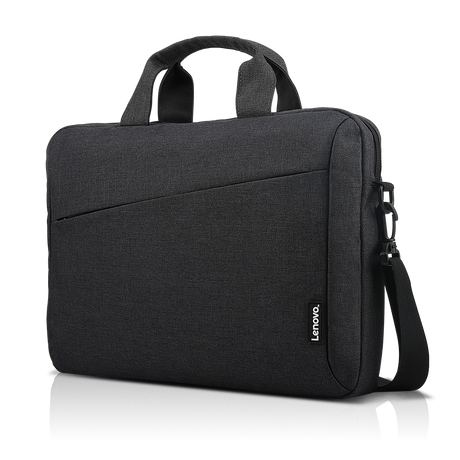 Geanta laptop Lenovo Casual Toploader T210, 15.6", Black, rezistent la apa, compartiment accesorii, compartiment laptop captusit, Material: Textil, Dimensiuni externe: 362 x 22 x 250 mm, Greutate: 465g