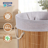 COS DE RUFE ROTUND DIN BAMBUS, 35x60 CM, 55 L