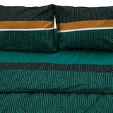 Lenjerie dubla 100% bumbac,4 piese, Deco
