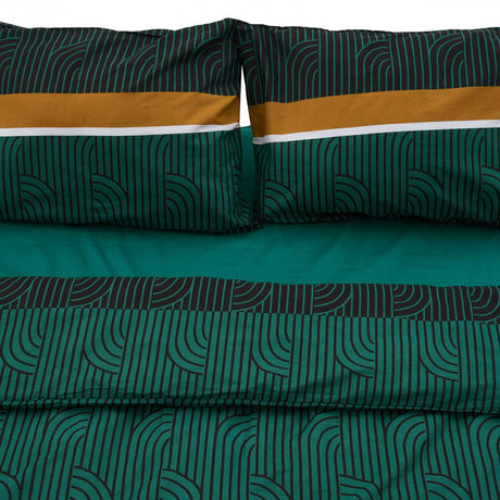 Lenjerie dubla 100% bumbac,4 piese, Deco