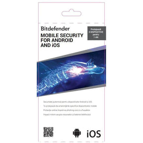Scratch card Bitdefender Mobile Security Android <(>& <)> IOS scratchcard new3 dispozitive 1 an