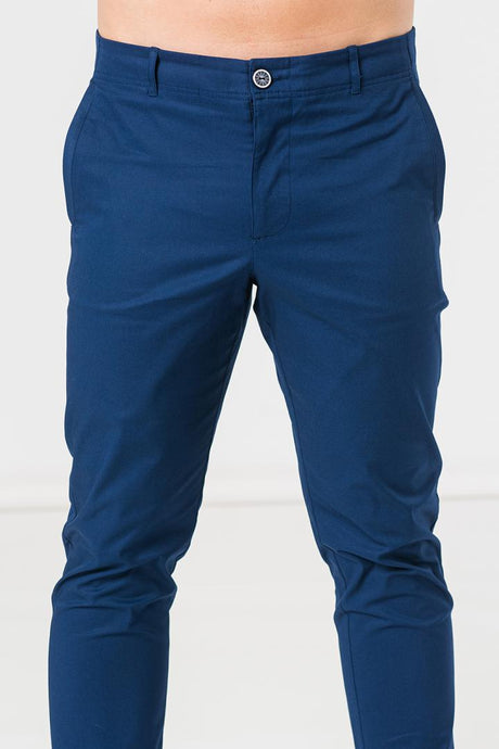 PANTALONI LUNG CASUAL BARBATI  NAVY S