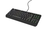 Tastatura gaming mecanica cu fir Genesis Thor 230 TKL, iluminare RGB, switch Linear, switch model Outemu Brown, numar taste 87, 11 butoane multimedia, lungime cablu 1.6m, dimensiuni 363 x 155 x 39 mm, negru