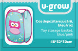Cos depozitare jucarii , blue/roz, U-Grow