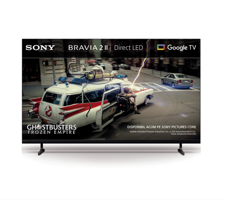 Televizor Sony BRAVIA 2 II LED 65S25M2, 164 cm, Smart Google TV, 4K Ultra HD, Clasa E (Model 2026)