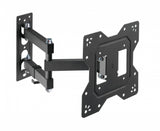 Suport TV Serioux LCD/LED, TV68-223, compatibilitate  dimensiune ecran 23"-43", material otel, VESA:100x100, 100x200, 200x100, 200x200, greutate maximă suportata: 30 kg, profil: 56~378mm, inclinare: ＋3°～-10°, pivotare: +90°~-90°, management cabluri, negru