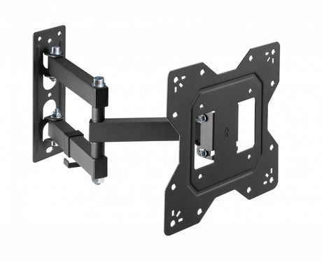 Suport TV Serioux LCD/LED, TV68-223, compatibilitate  dimensiune ecran 23"-43", material otel, VESA:100x100, 100x200, 200x100, 200x200, greutate maximă suportata: 30 kg, profil: 56~378mm, inclinare: ＋3°～-10°, pivotare: +90°~-90°, management cabluri, negru