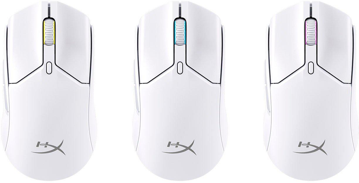 Mouse Gaming Wireless HyperX Pulsefire Haste 2 Core Wireless, 3600 DPI, Alb