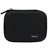 HUSA SPACER HDD SPACER SPHD-001, buzunar intern plasa, compatibilitate HDD 2.5",  negru
