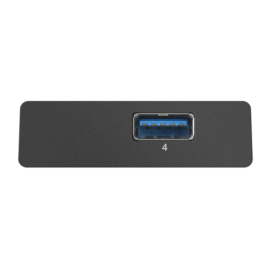 Hub USB D-Link DUB-1340, 4 porturi USB 3.0, negru