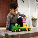 TRACTORAS CU REMORCA, ANIMALUTE SI SUNETE, JOHN DEERE