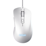 Mouse Trust GXT924W YBAR+ 25600 DPI, alb