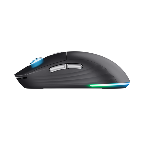 Mouse Trust GXT980 REDEX wireless, USB 2.0, rezolutie maxima 10000 DPI, 6 butoane, iluminare full RGB , negru