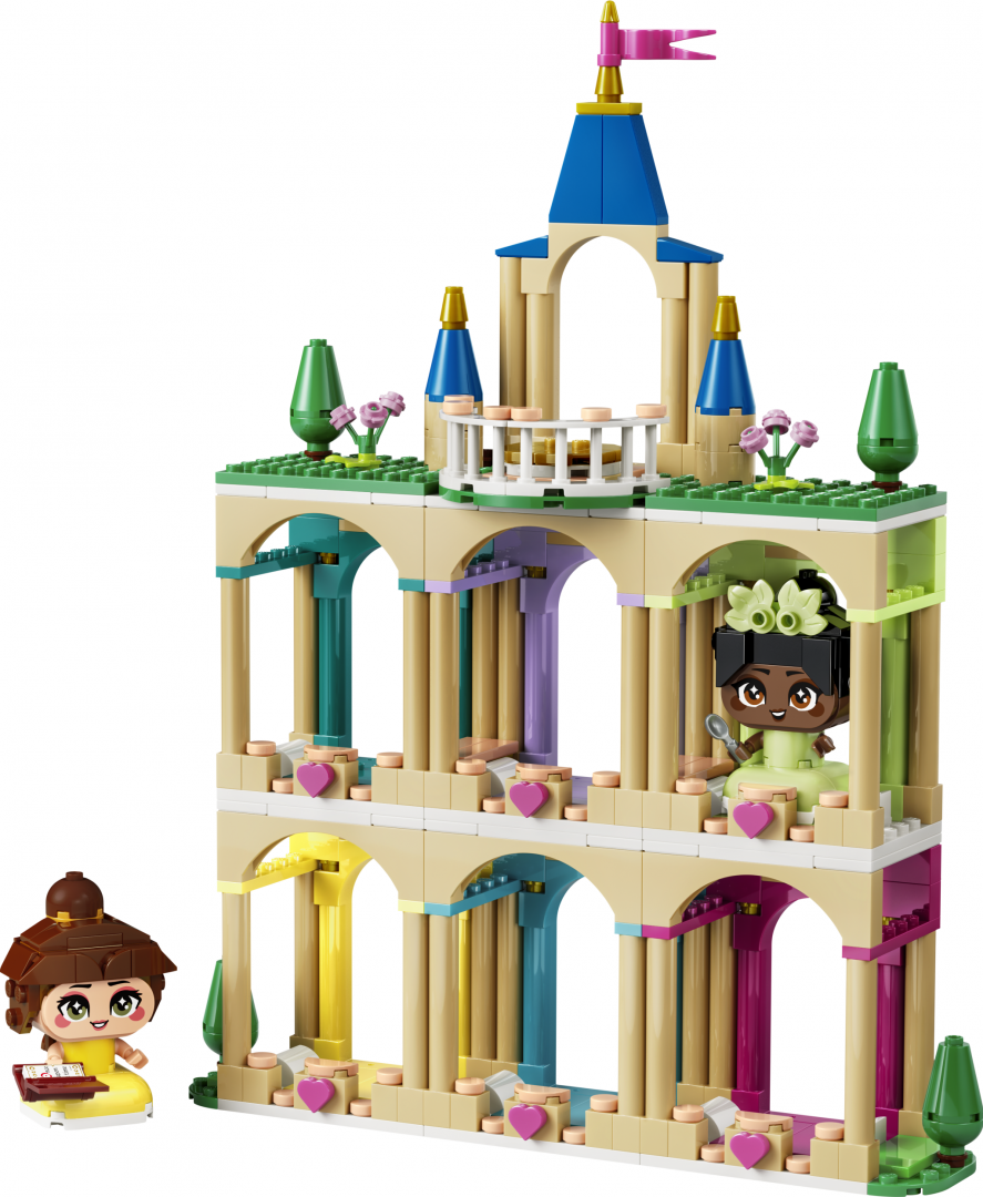 MINIPRINTESELE BELLE SI TIANA LA CASTEL LEGO43291