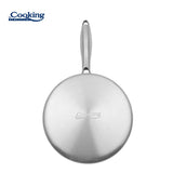 CASEROLA INOX+CAPAC STICLA 16x8.5CM,1.6L, ATOMIC3, COOKING BY HEINNER