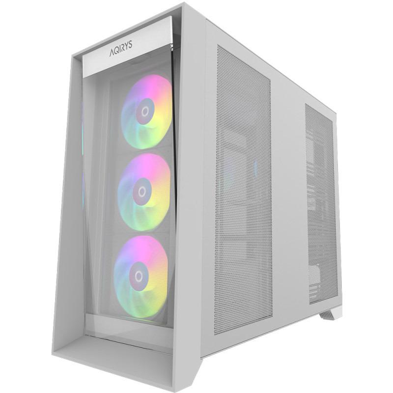 Carcasa AQIRYS XO-1, RGB, Mid Tower, White