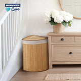 COS DE RUFE DIN BAMBUS  PENTRU COLT, 35x35x60 CM, 55 L