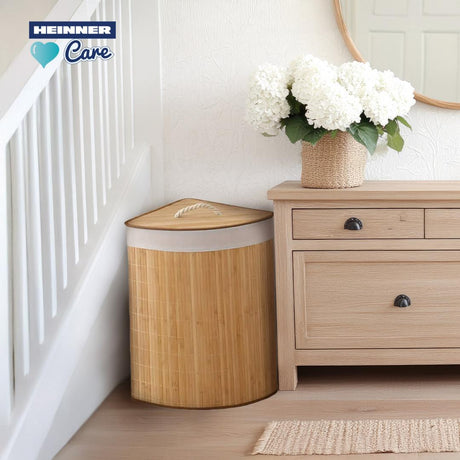 COS DE RUFE DIN BAMBUS  PENTRU COLT, 35x35x60 CM, 55 L