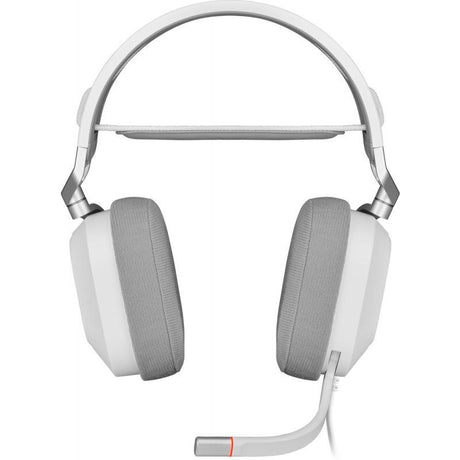 Casti cu microfon Corsair HS80 Surround 7.1, 20Hz - 40 kHz, 32ohm, 116db, driver 50mm, alb