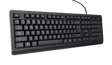 Tastatura cu fir Trust, negru