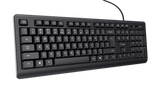 Tastatura cu fir Trust, negru