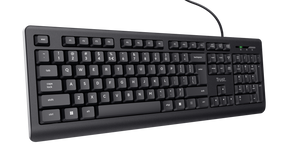 Tastatura cu fir Trust, negru