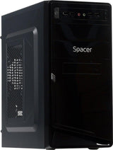 Carcasa Spacer Moon, ATX, Mid Tower NEGRU