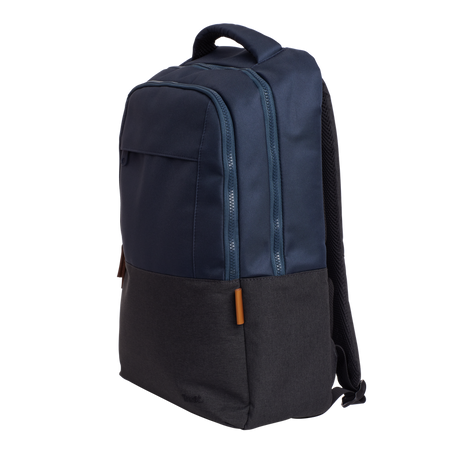 Rucsac laptop Trust Lisboa pentru laptop-uri cu diagonala de 16", material POM, RPET Polyester, RPET twill polyester, volum 23 L, albastru