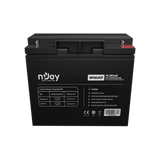 Acumulator NJOY GP1812CF 12V 181x77x167mm, Cycle use 14.4V- 15.0V max. current 5.4A, Float use 13.5V- 13.8V, Terminal T3 (M5), Power 70.2W/ cell