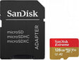 Card de Memorie MicroSDXC SanDisk, 128GB, UHS-I, Class 10, 80MB/s + Adaptor