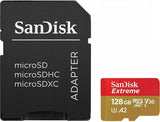 Card de Memorie MicroSDXC SanDisk, 128GB, UHS-I, Class 10, 80MB/s + Adaptor