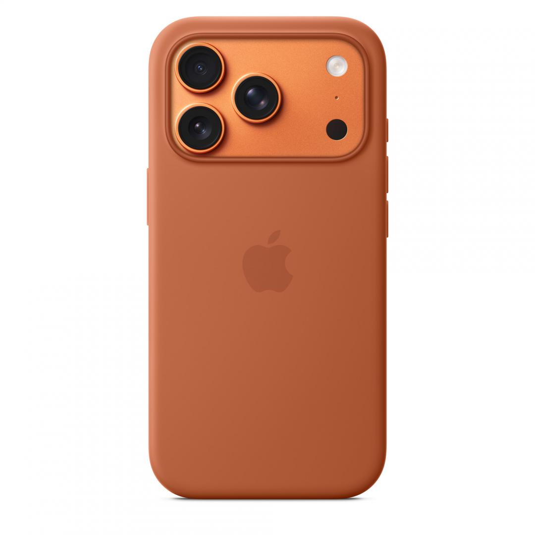 iPhone 17 Pro Max Silicone Case with MagSafe – Terra Cotta