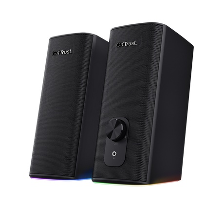 Boxe Trust GXT 612 Cetic, putere maxim iesire 18W, frecventa de raspuns 20 Hz - 20.000 Hz, impendanta 10000 Ohm, negru