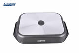 TAVA ALUMINIU CU ACOPERIRE CERAMICA 39.5x26 CM, DARK LINE, COOKING BY HEINNER