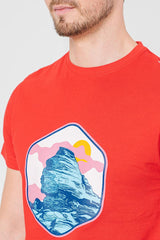 TRICOU CASUAL SFINX BARBATI RED-M