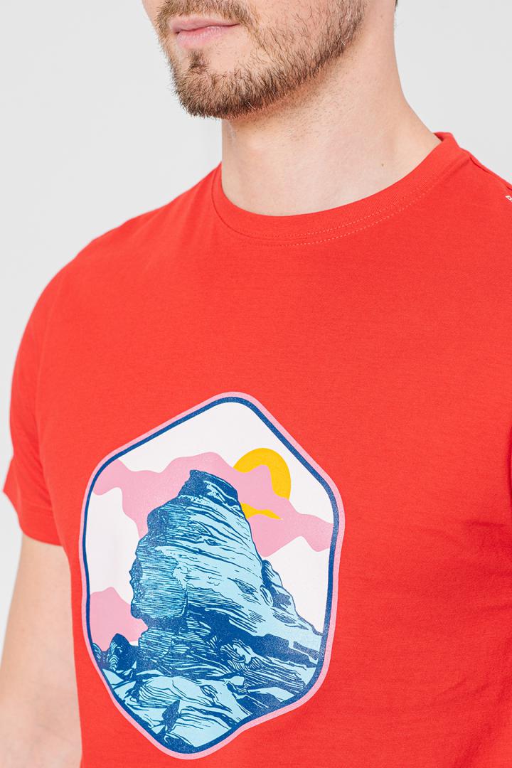 TRICOU CASUAL SFINX BARBATI RED-M