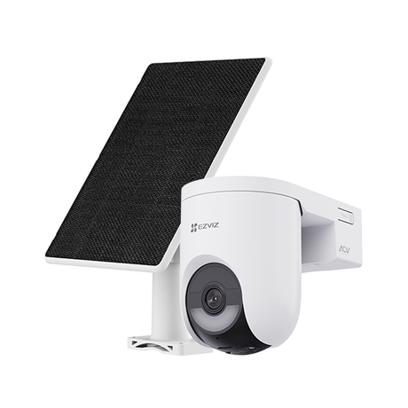 KIT CAMERA IP WiRELESS EZVIZ 8MP 4MM HB8 4K KIT, Senzor CMOS de scanare progresivă de 1/2.8", Lentila:  4mm@ F1.2 Diagonal angle: 104° Horizontal angle: 83° Vertical angle:44°, IR 15M, Unghiul PT: Pan: 340°, Tilt: 75°, Compresie: H.265 / H.264, Conectivitate:  IEEE802.11b, 802.11g, 802.11n, 802.11ax