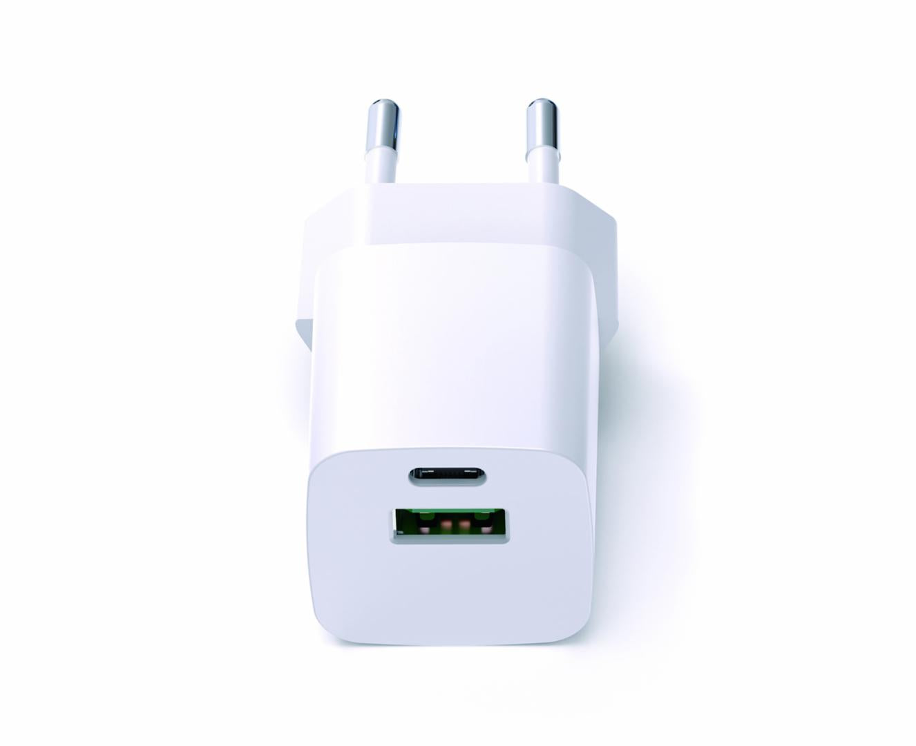 Incarcator cu USB Ieșire USB-C: USB-C: 5V/3A, 9V/3A, 12V/2,5A, 15V/2,0A, 20V1,5A (30W) PPS: 3,3V-11V/3,0A, 3,3V-16,0V/2,0A (33W) USB-A: 5V/3A, 9V/2A, 12V/1,5A (18W) USB-C+USB-A: 5V/3A (15W) Tensiune de intrare: 100-240VAC, 50/60Hz Protecție la