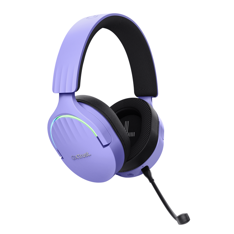 Casti gaming TrustGXT 491P Fayzo cu fir, interfata USB 2.0, frecventa de raspuns 20 Hz - 20.000 Hz, sensivitate 100 dB, mov