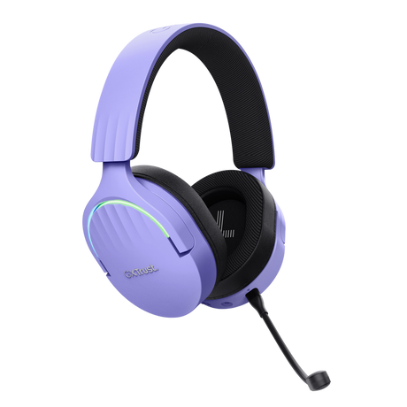 Casti gaming TrustGXT 491P Fayzo cu fir, interfata USB 2.0, frecventa de raspuns 20 Hz - 20.000 Hz, sensivitate 100 dB, mov