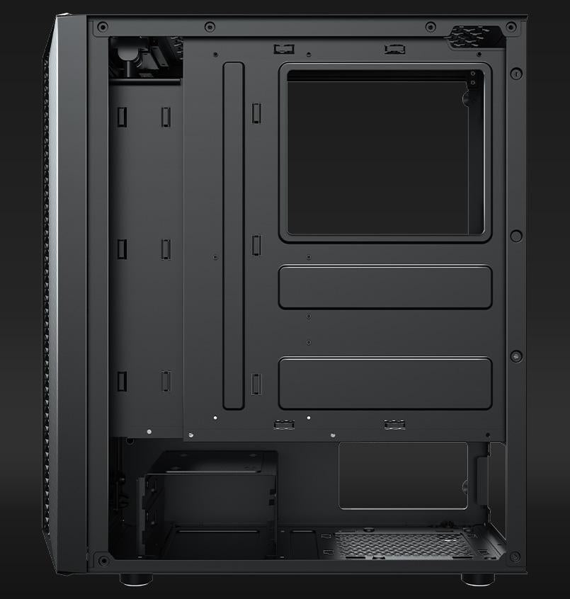 Carcasa Aqirys Mizar Midi Tower Black RGB