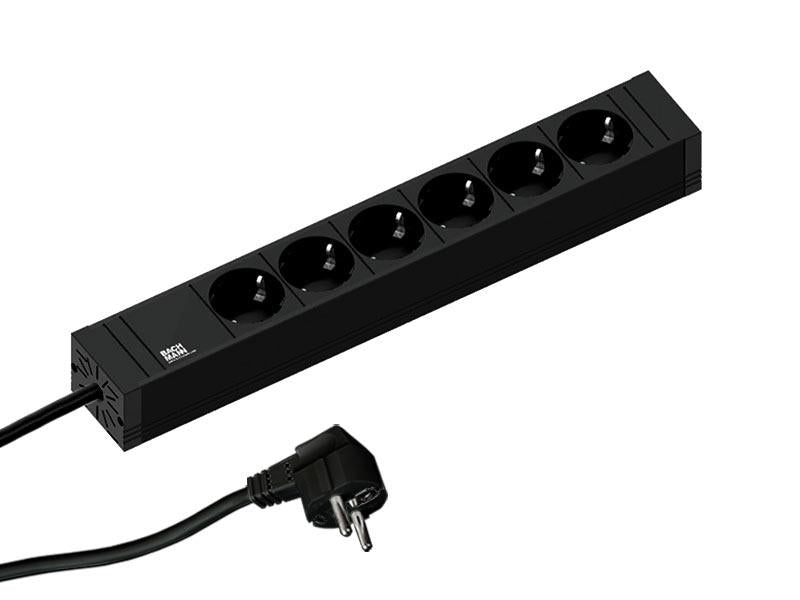 Bachmann Connect Line 6xCEE7/3 cordon 3,0m 3G2,5mm² CEE7/7