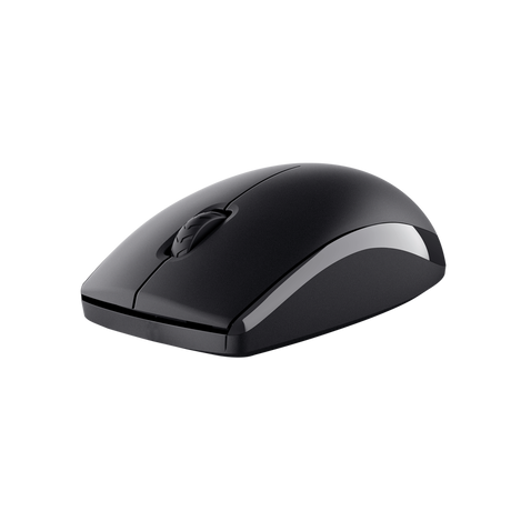 Kit Trust Primo tastatura standard, mouse wireless optic, rezoltie maxima 1200 DPI, negru