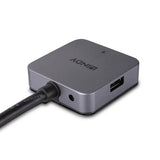 Hub Lindy 4 Porturi, interfata USB 3.2 / 3.1 Gen 1 / USB 3.0, lungime 5m, latime de banda suportata 5Gbs, chipset: VL817-Q7, gri