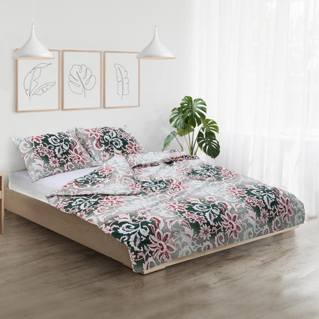 Lenjerie dubla 100% bumbac,4 piese, Vera
