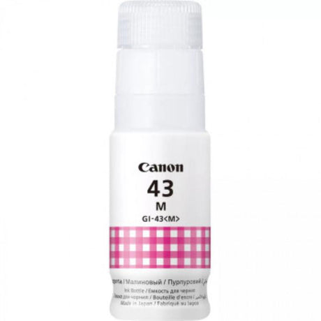 Cartus cerneala Canon GI-43M, culoare magenta, capacitate 3800 pagini,60ml,pentru Canon Pixma G540, G640.